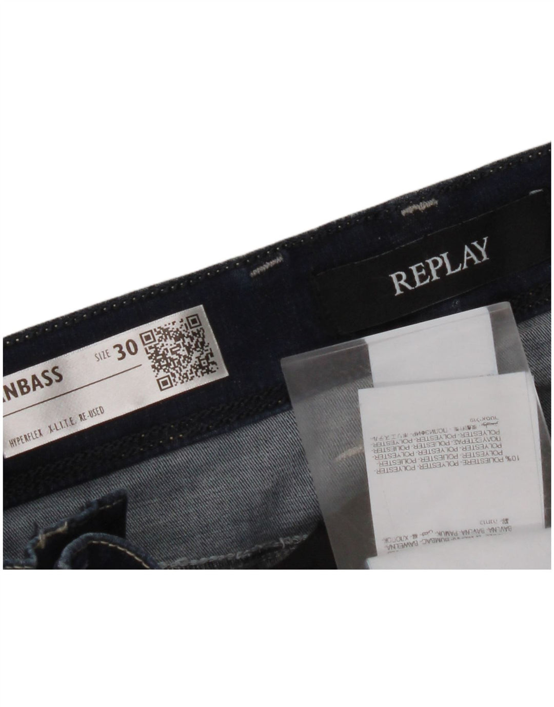REPLAY Γυναικείο Anbass Slim Jeans W30 L32 Navy Blue Cotton