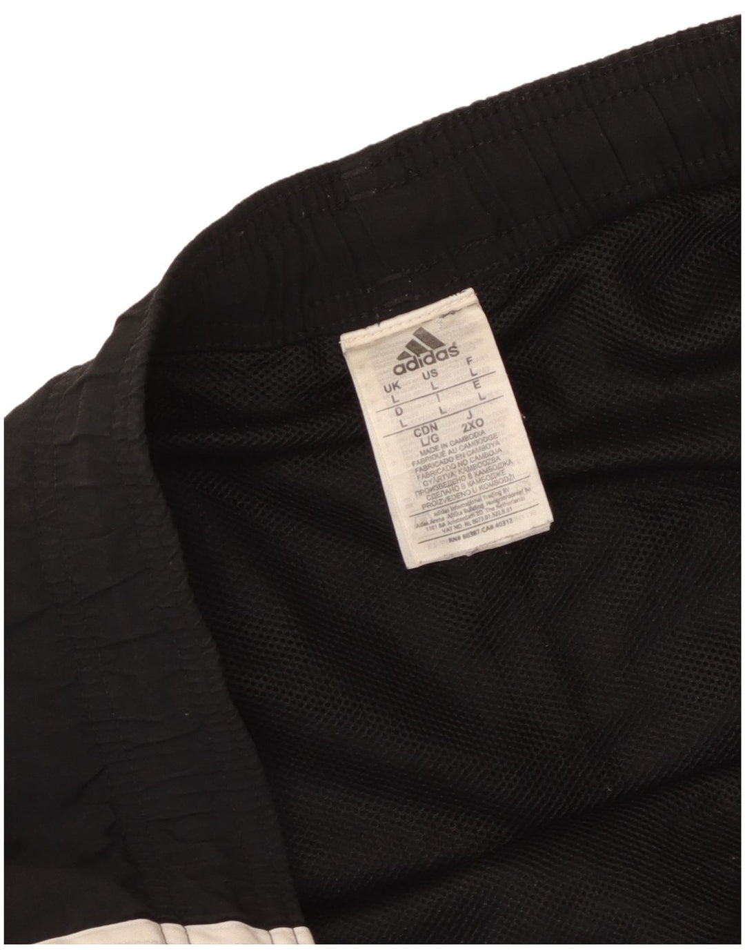 Ανδρικό σορτς κολύμβησης Adidas μεγάλο μαύρο πολυαμίδιο