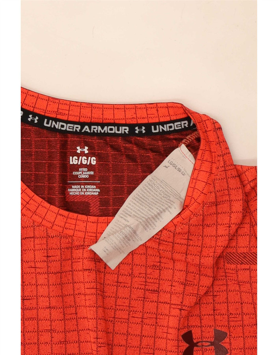 Under Armour Ανδρικό γραφικό T-Shirt Top μεγάλο κόκκινο νάιλον