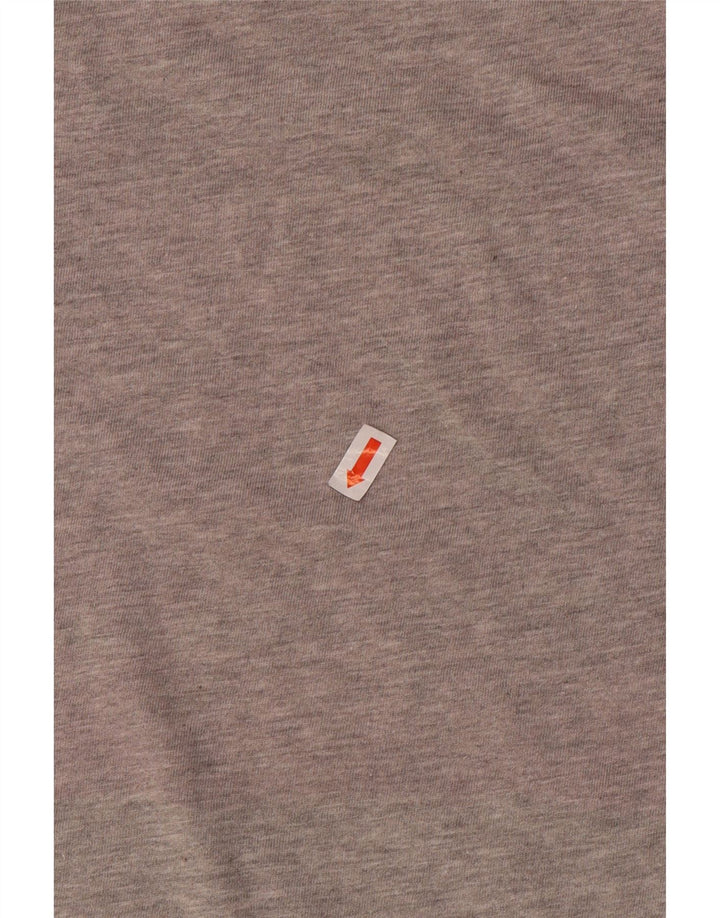 Adidas Γυναικείο T-Shirt Top UK 12/14 μεσαίο γκρι βαμβακερό