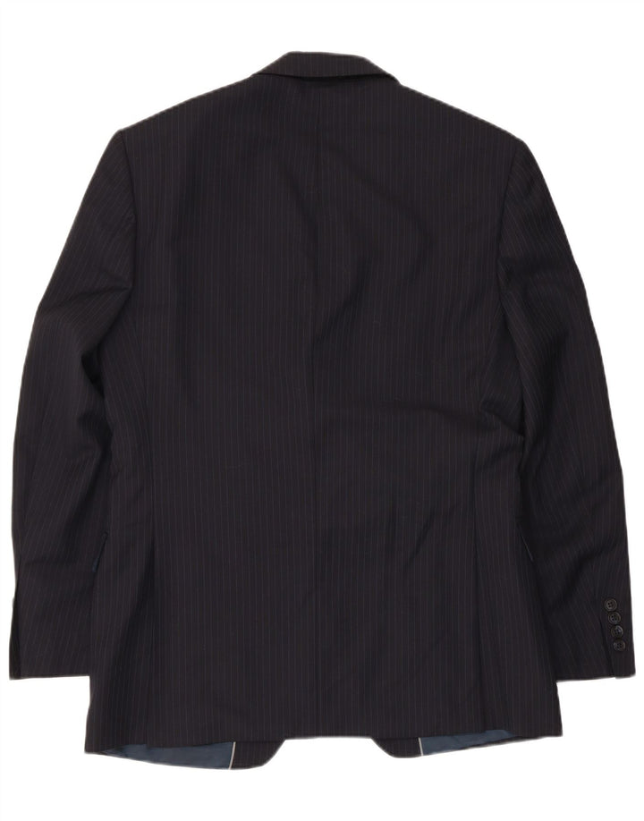 Marks & Spencer Ανδρικό μπλέιζερ με 2 κουμπιά μπουφάν UK 38 Medium Navy Blue Wool