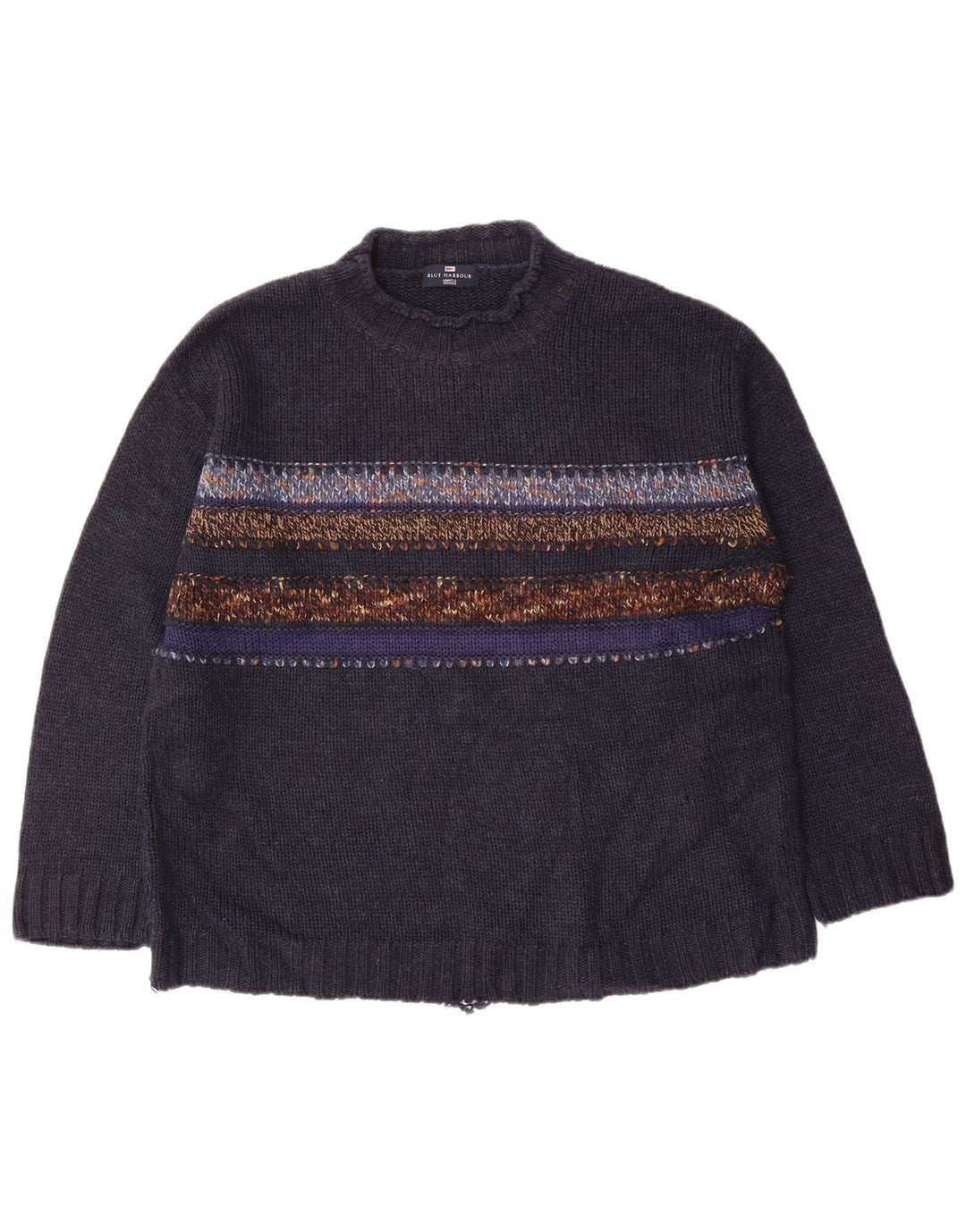 Ανδρικό πουλόβερ Marks & Spencer Blue Harbour Turtle Neck Jumper Large Navy