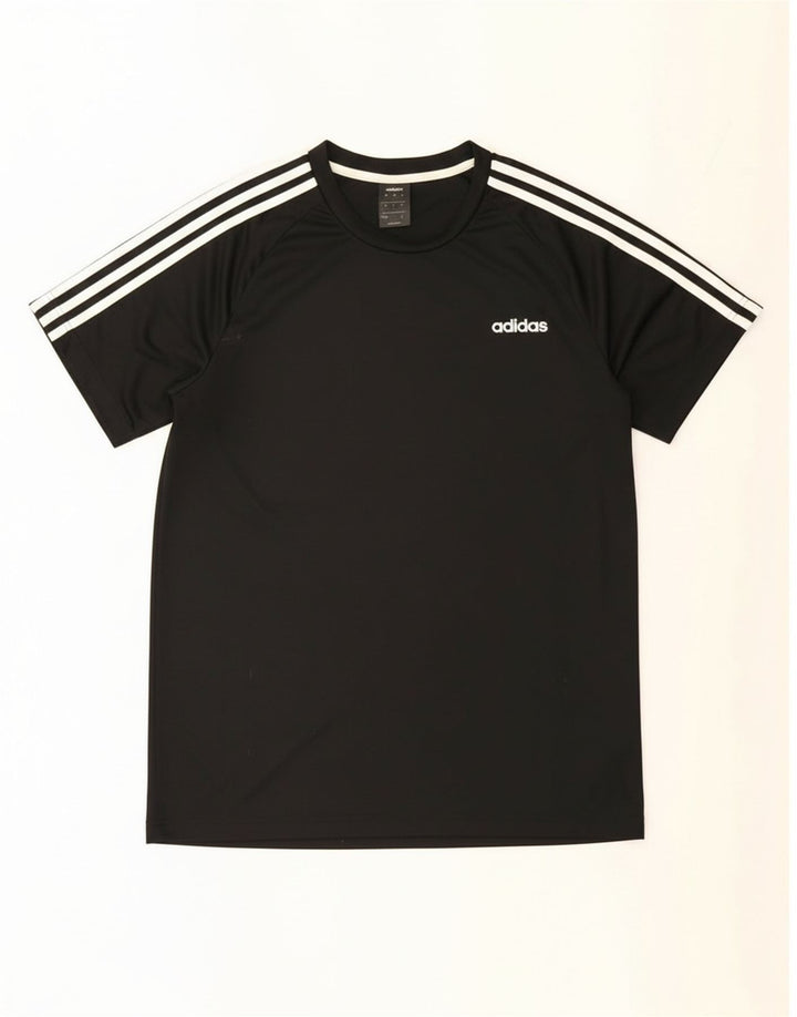 Adidas Ανδρικό T-Shirt Climalite Top Large Μαύρο Πολυεστέρας