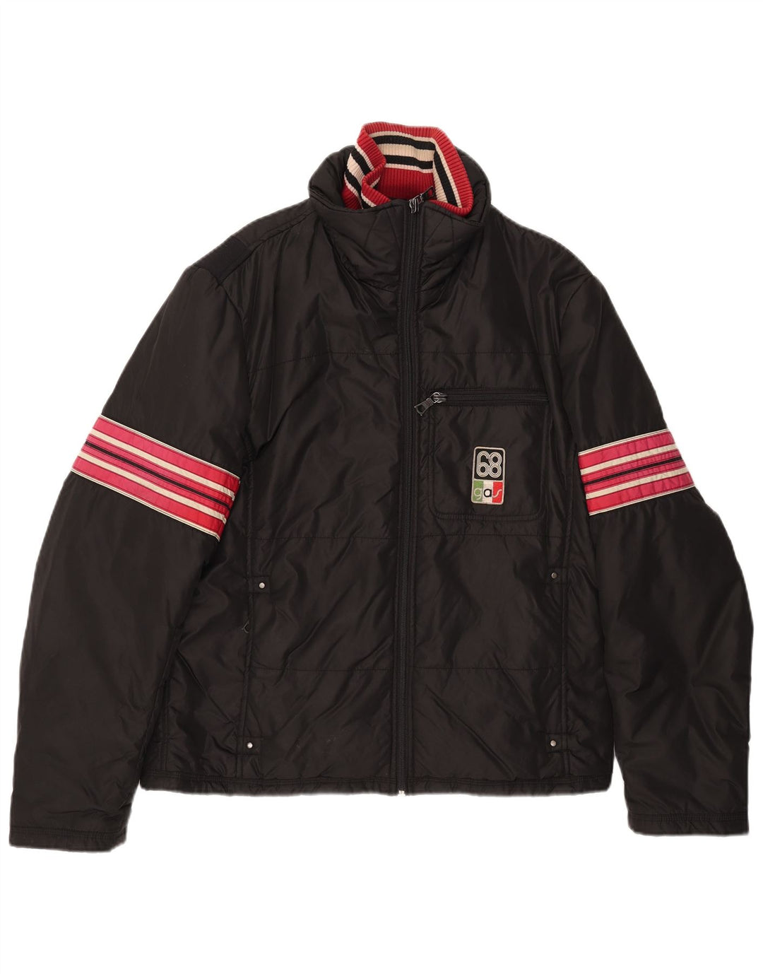 Ανδρικό μπουφάν Gas με επένδυση UK 42 XL Black Colourblock