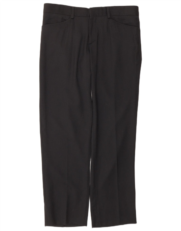 DOLCE & GABBANA Ανδρική φόρμα 2 τεμαχίων IT 50 Large W36 L31 Black New Wool