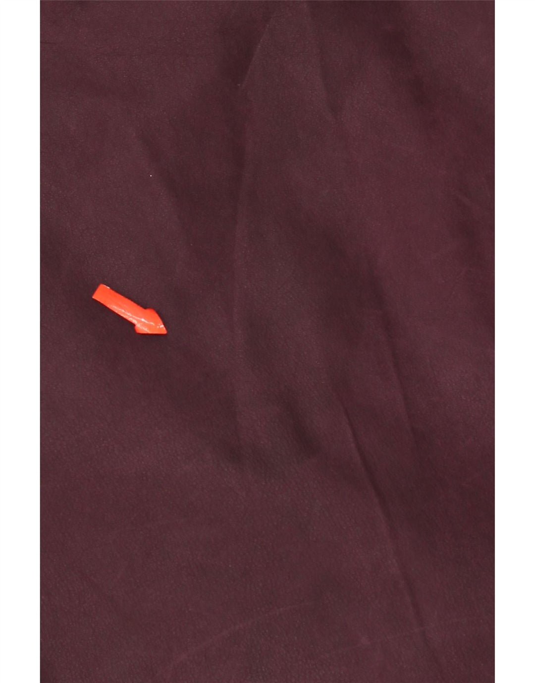 Vintage Γυναικείο Δερμάτινο Παλτό Poncho με κουκούλα One Size Maroon