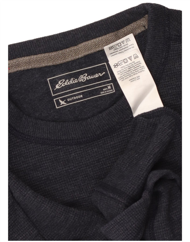 EDDIE BAUER Ανδρικό μακρυμάνικο μπλουζάκι από βαμβακερό μεσαίο γαλάζιο