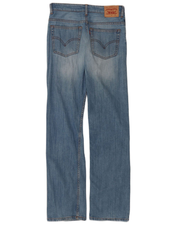 Levi's Boys Straight Jeans 13-14 ετών W28 L30 Μπλε βαμβακερό