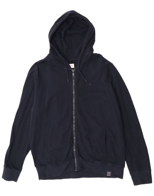 Ανδρικό πουλόβερ με κουκούλα με φερμουάρ Mustang XL Navy Blue Cotton