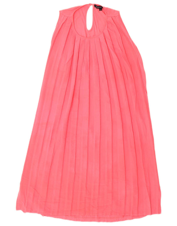 Γυναικείο Αμάνικο Shift Φόρεμα French Connection UK 10 Small Pink Viscose