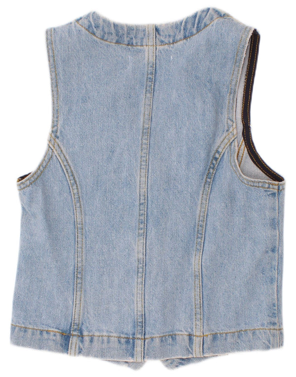 Zara Girls Jenim Γιλέκο 9-10 Χρόνια Μπλε