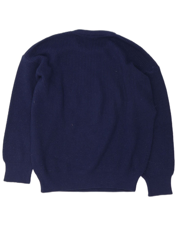 Ανδρικό πουλόβερ Dolomiten Crew Neck Jumper IT 48 Medium Navy Blue