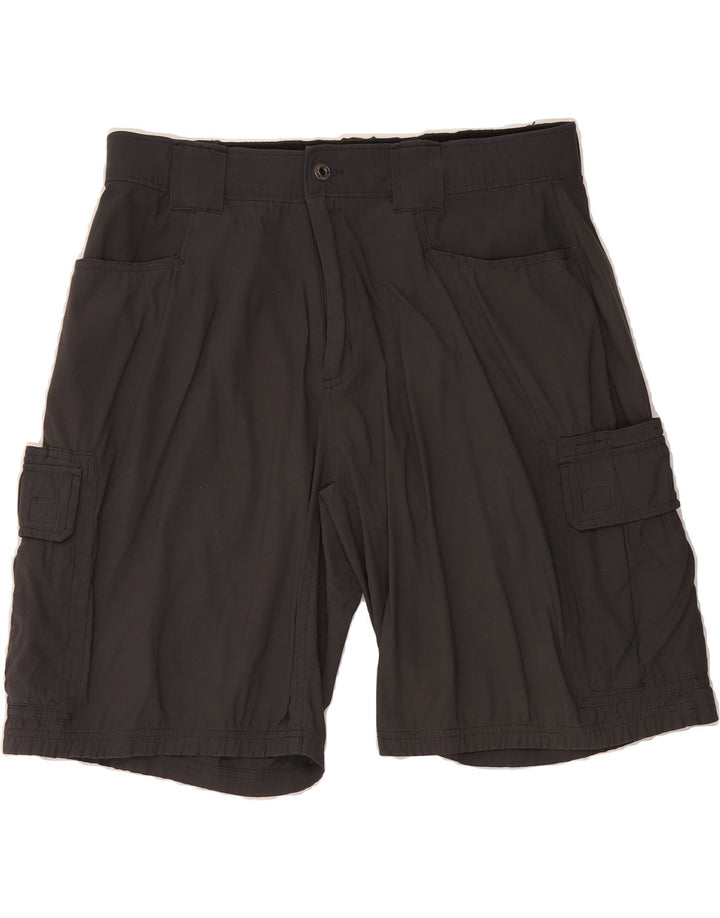 EDDIE BAUER Mens Cargo Shorts W38 XL Navy Blue Nylon Vintage Eddie Bauer and Second-Hand Eddie Bauer from Messina Hembry 