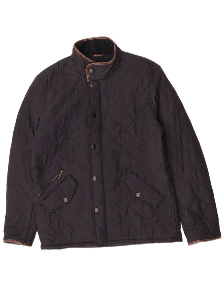 Ανδρικό καπιτονέ μπουφάν Barbour UK 38 Medium Navy Blue Polyester