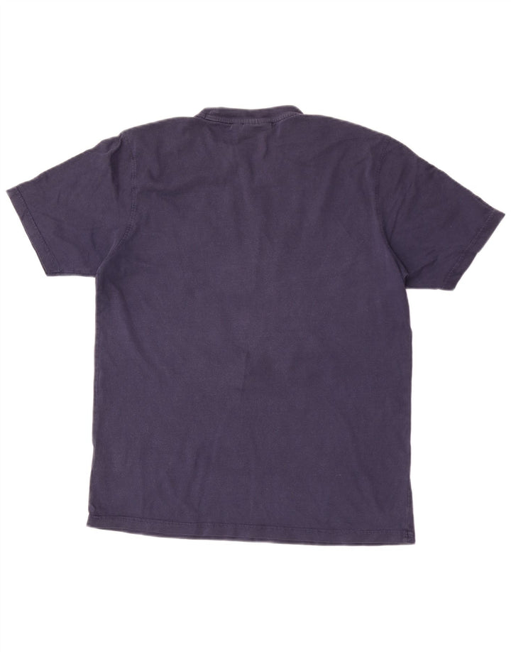 Ανδρικό γραφικό T-Shirt Fila Top μεσαίο μπλε ναυτικό βαμβακερό