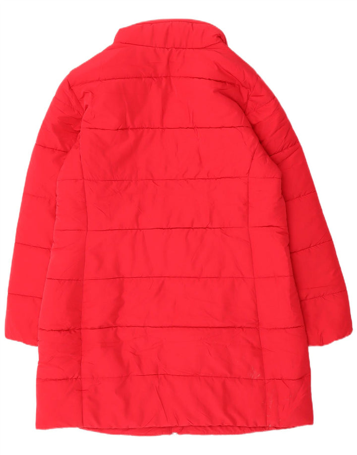 Marks & Spencer Γυναικείο παλτό UK 14 Large Red Polyester
