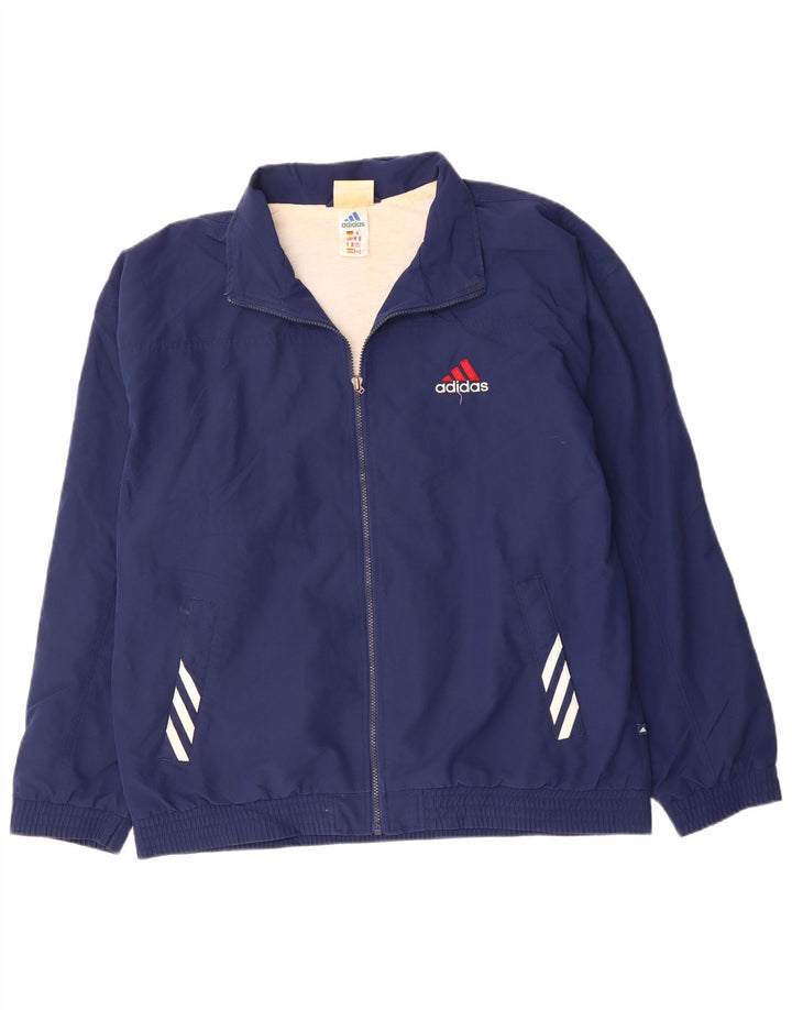 Ανδρική φόρμα Adidas Top Jacket UK 42/44 Large Navy Blue Polyester
