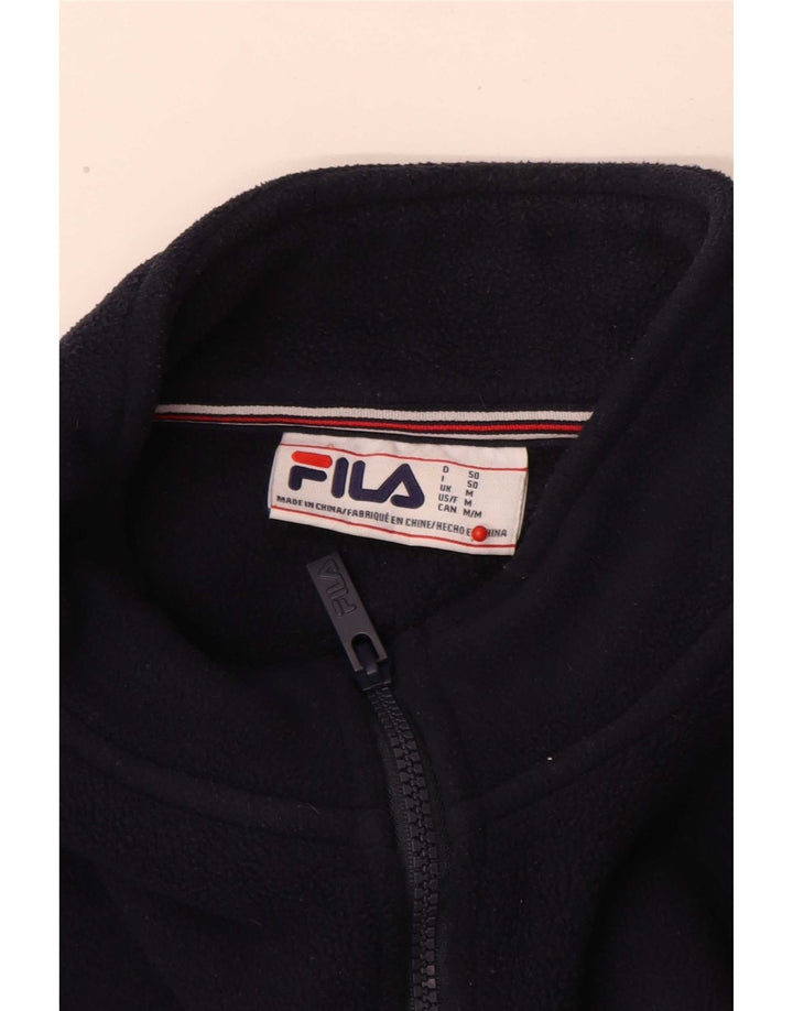 Fila Ανδρικό φερμουάρ με λαιμόκοψη Fleece Jumper Medium Navy Blue