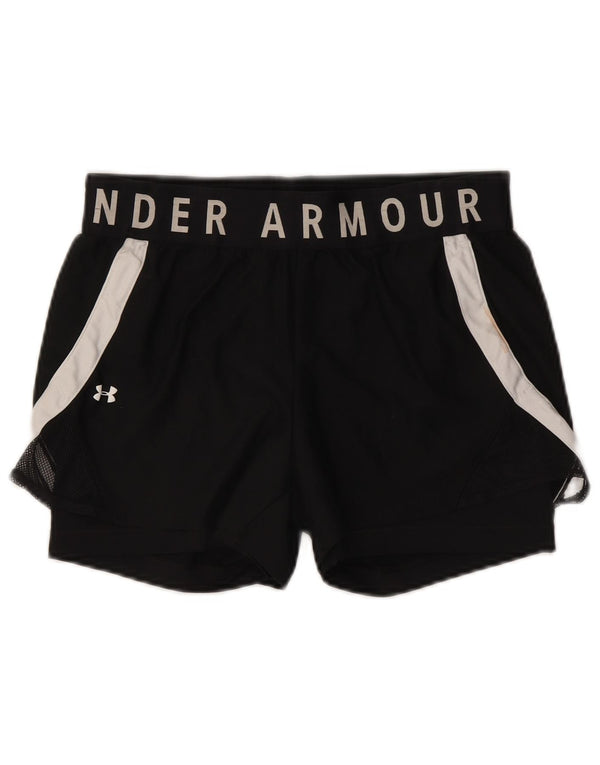 Γυναικείο αθλητικό σορτς Under Armour Heat Gear UK 14 Large Black Colourblock