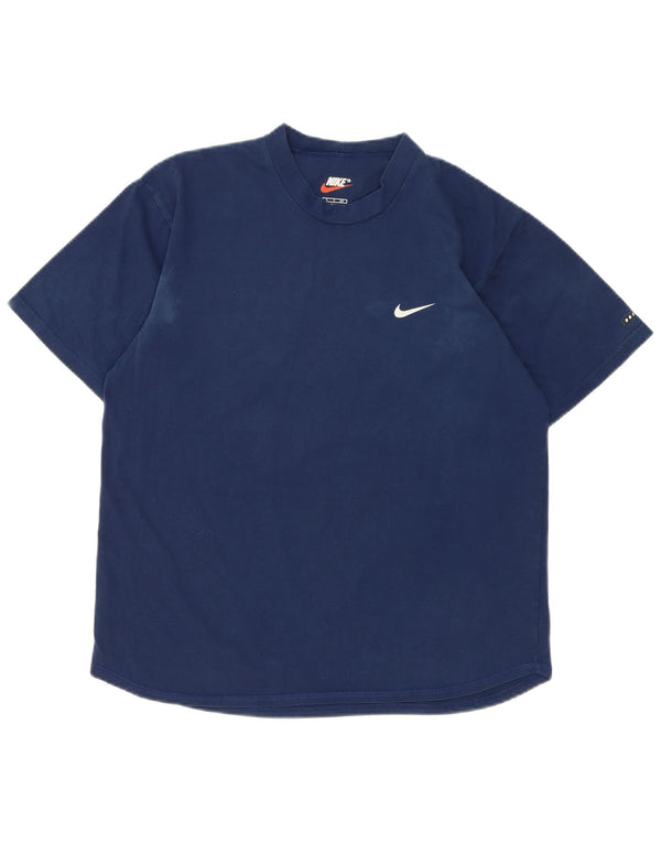 Nike Mens T-Shirt Top Small Navy Blue Cotton