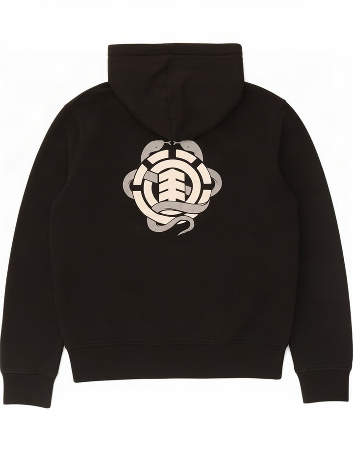 Element Ανδρικό Hoodie Jumper Μεγάλος Μαύρος Πολυεστέρας