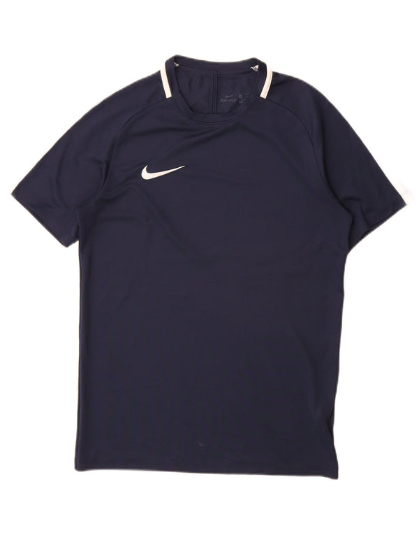 Ανδρικό μπλουζάκι Nike Dri Fit Small Small Navy Blue Polyester