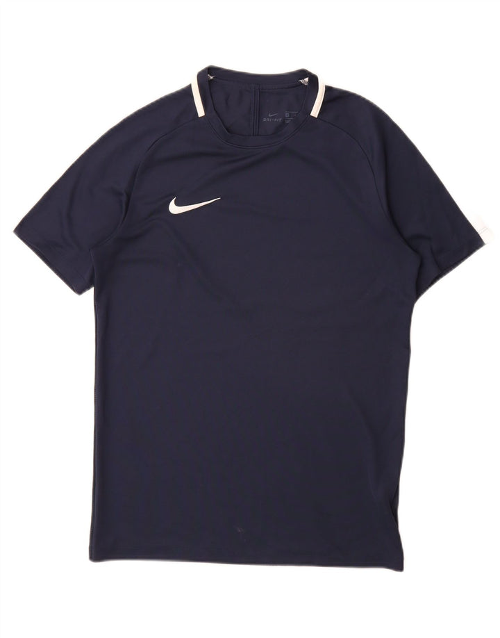 Ανδρικό μπλουζάκι Nike Dri Fit Small Small Navy Blue Polyester