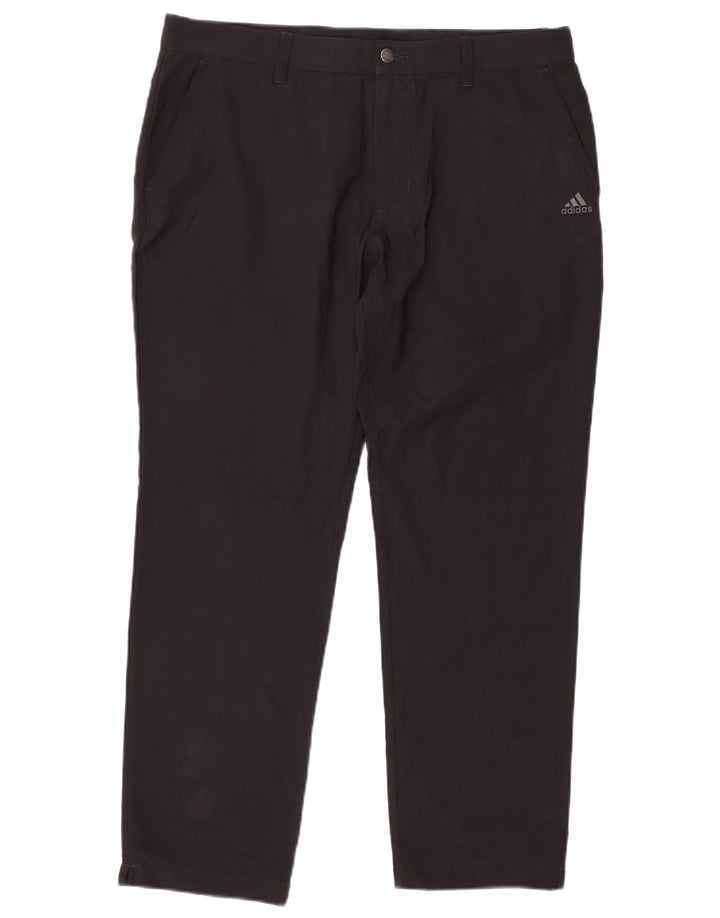 Ανδρικό Slim Chino Παντελόνι Adidas W36 L30 Μαύρο πολυεστέρα