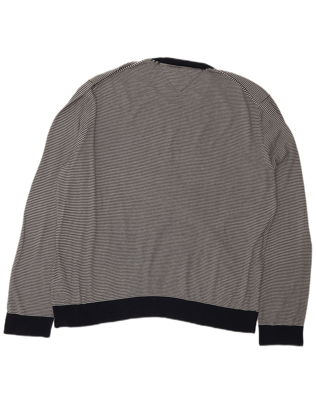 TOMMY HILFIGER Ανδρικό πουλόβερ με λαιμόκοψη 2XL Navy Blue Pinstripe