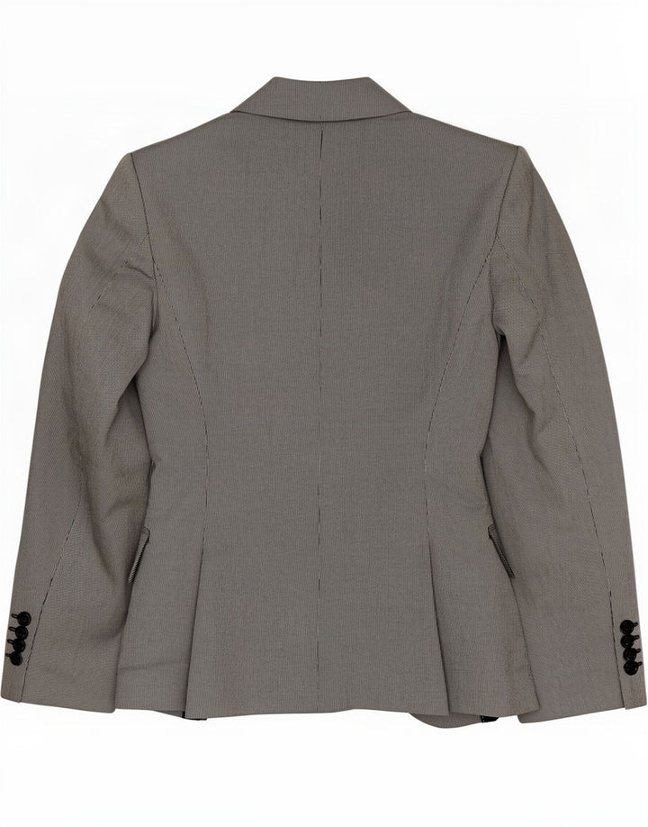 Zara Γυναικείο σακάκι 1 κουμπιού Blazer UK 12 Medium Grey Acetate