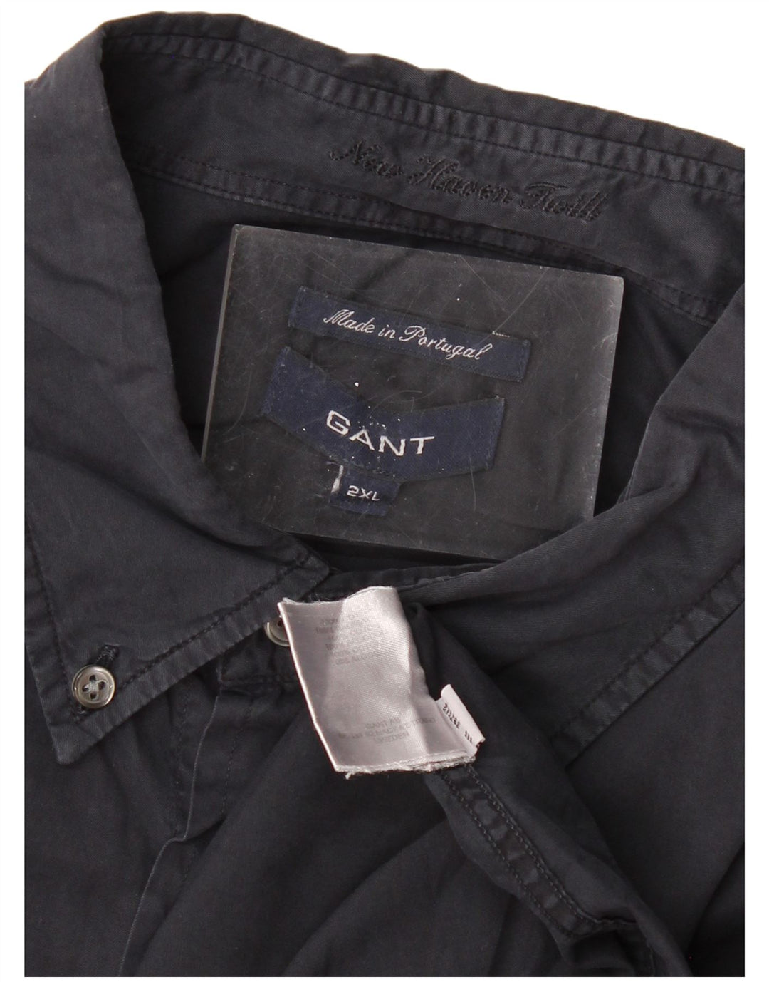 Ανδρικό πουκάμισο GANT 2XL Μαύρο