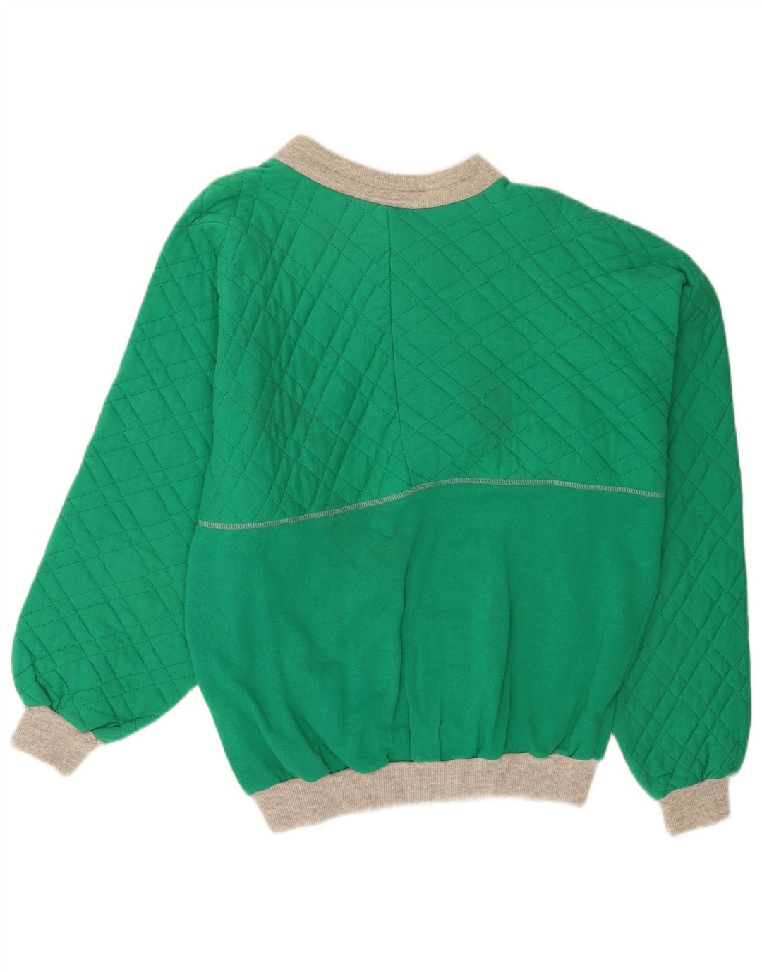 Vintage ανδρικό γραφικό φούτερ Jumper Μεγάλο πράσινο βαμβακερό ρετρό