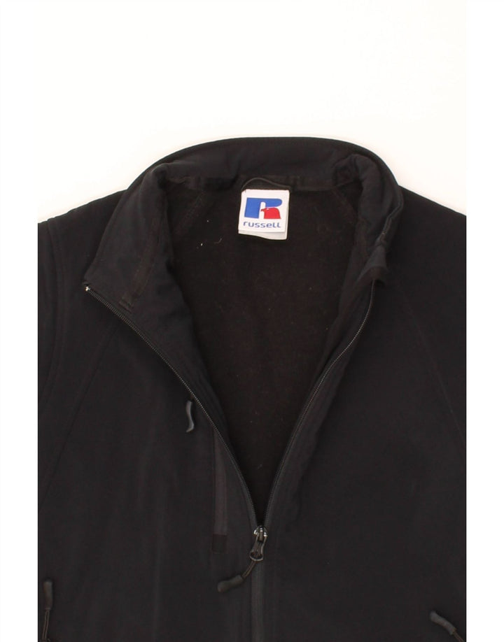 RUSSELL ATHLETIC Womens Rain Jacket UK 12 Medium Navy Blue Vintage Russell Athletic and Second-Hand Russell Athletic from Messina Hembry 