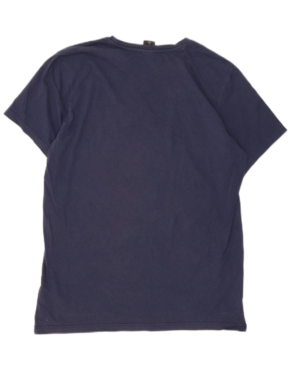 Ανδρικό T-Shirt G-Star Top Large Navy Blue από βαμβάκι