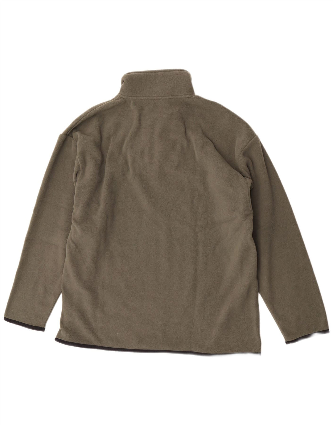 Reebok Ανδρικό φερμουάρ Fleece Jumper Μεγάλο Χακί Πολυεστέρας