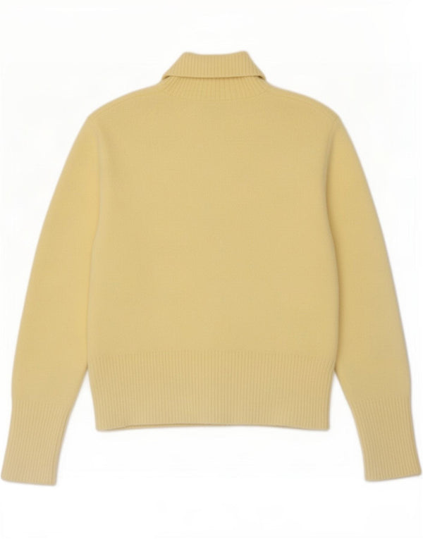 Zara Γυναικείο πουλόβερ με λαιμό χελώνα UK 18 XL κίτρινο νάιλον