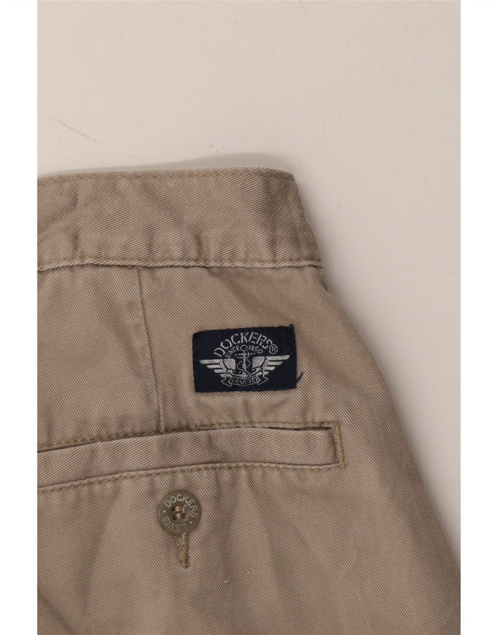 DOCKERS Mens Pegged Chino Shorts W36 Large  Grey Cotton Vintage Dockers and Second-Hand Dockers from Messina Hembry 