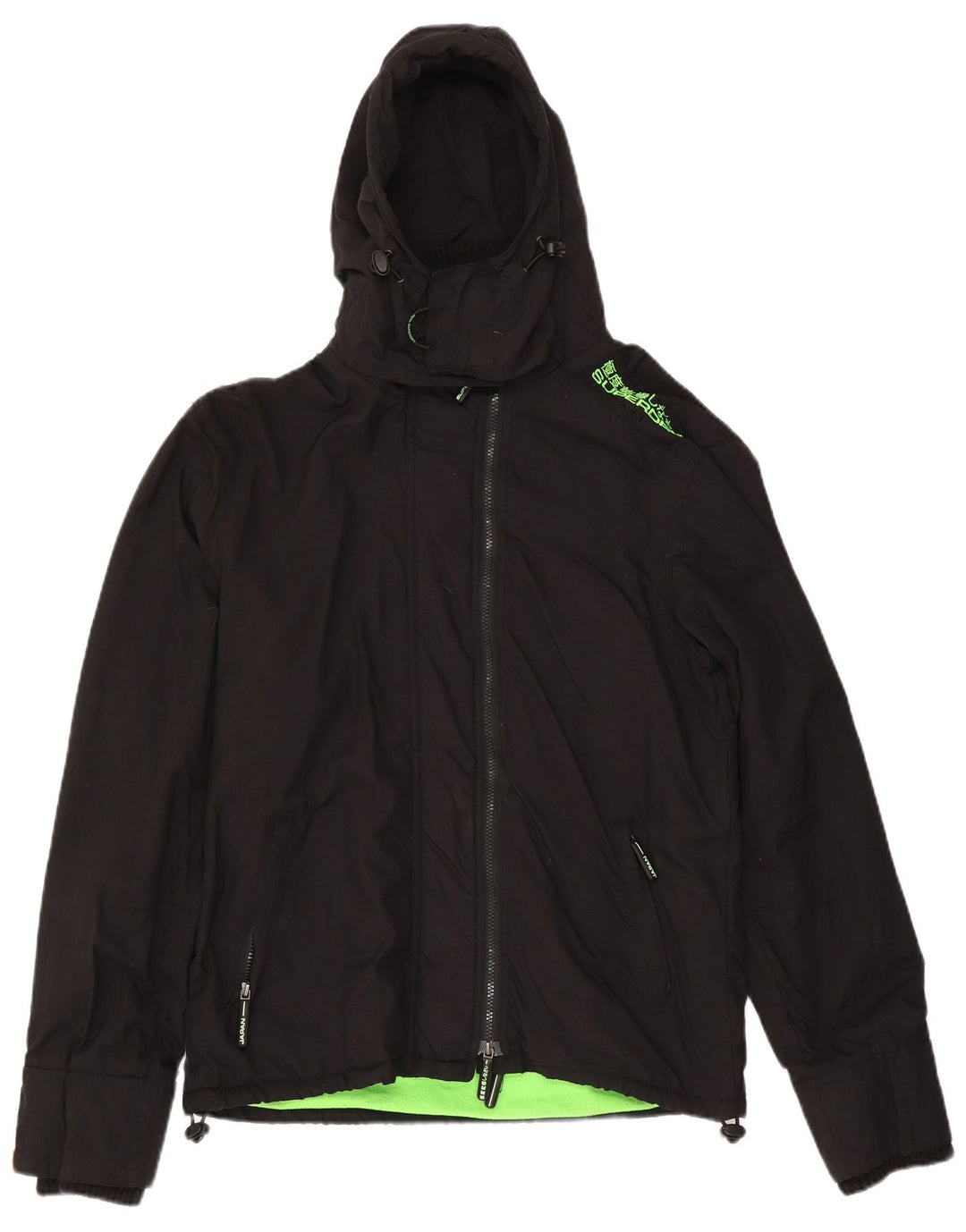 Ανδρικό μπουφάν Windbreaker Superdry UK 42 XL Μαύρο νάιλον