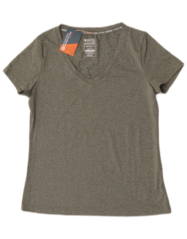 Mountain Warehouse Γυναικείο T-Shirt Top 10 Small Green Flecked Polyester