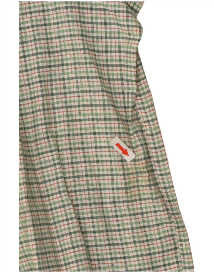 Eddie Bauer Ανδρικό ψηλό πουκάμισο φανέλας με χαλαρή εφαρμογή XL πράσινο βαμβακερό