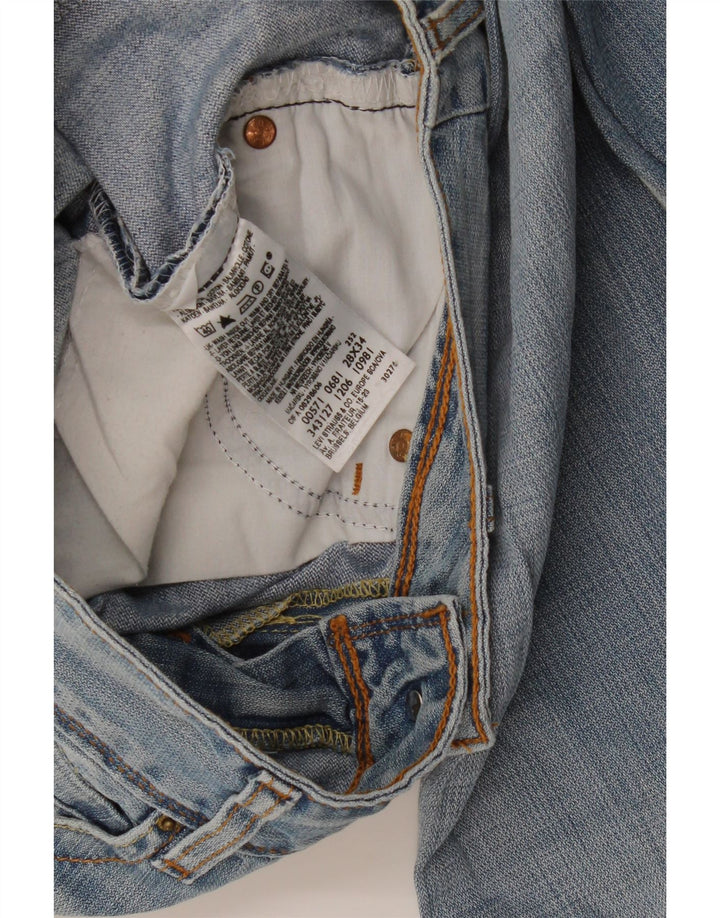 LEVI'S Γυναικείο 571 Slim Jeans W28 L34 Μπλε Βαμβακερό
