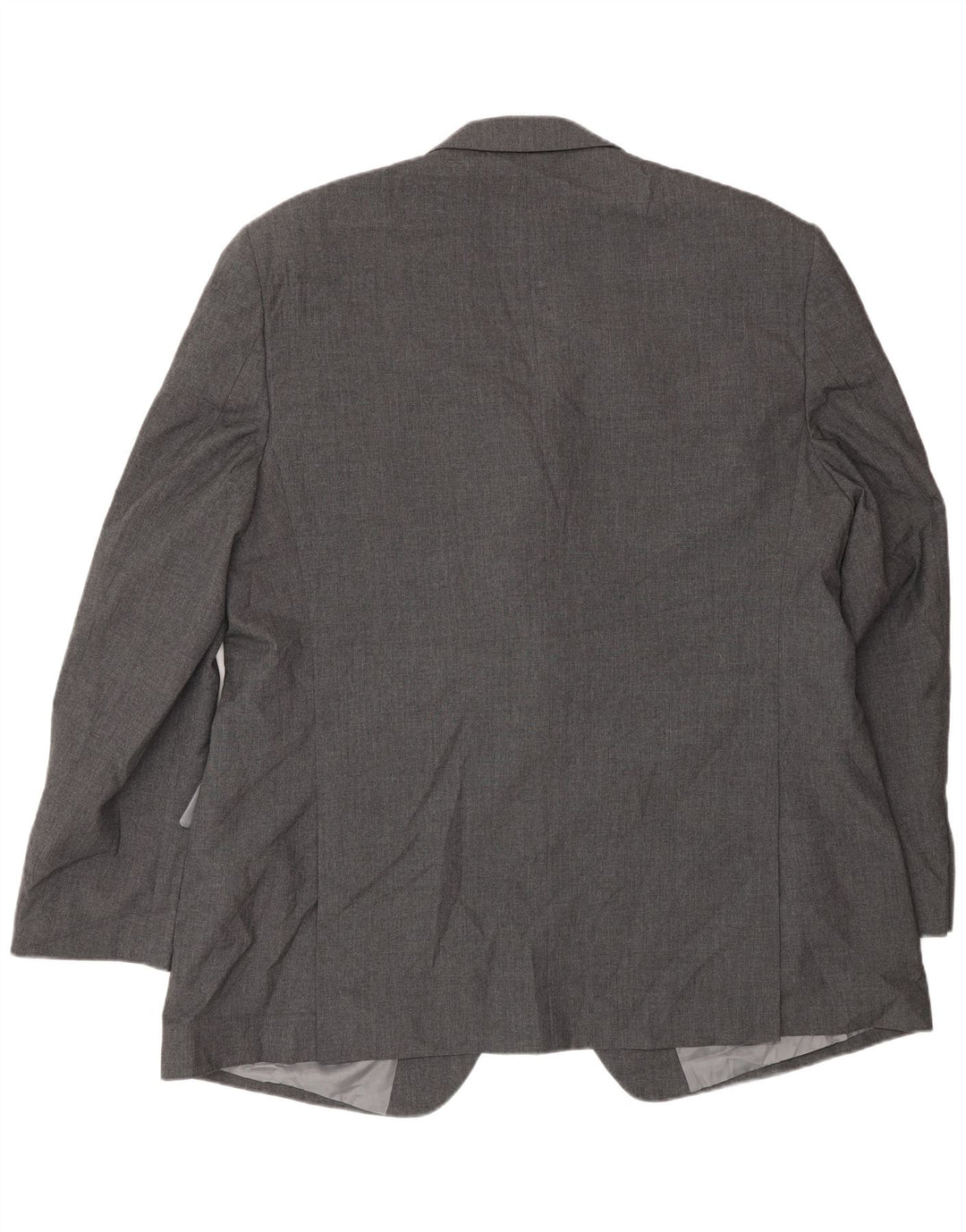 Marks & Spencer Ανδρικό μπουφάν σακάκι με 2 κουμπιά UK 48 2XL Grey Polyester