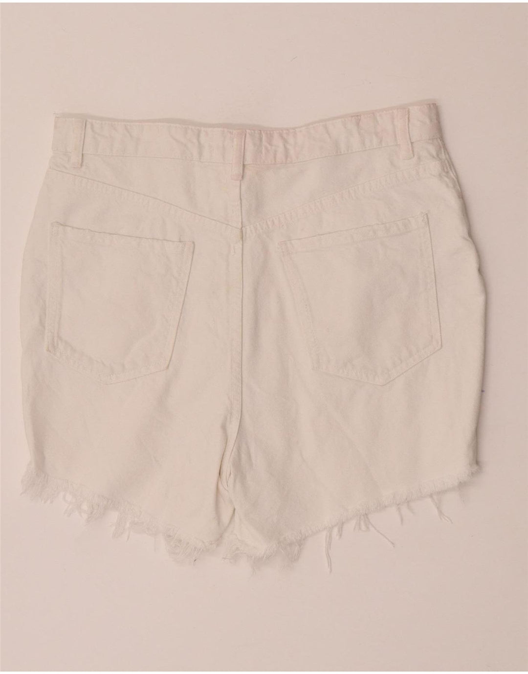 Zara Γυναικείο τζιν σορτς EU 42 Larg W32 Λευκό