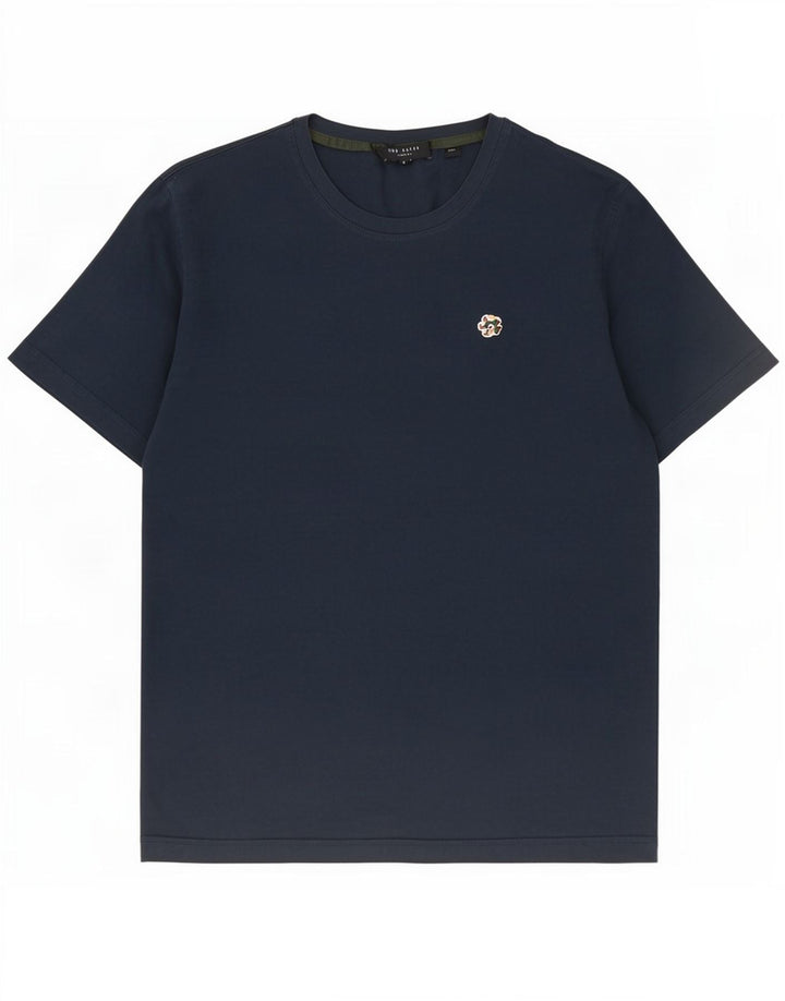 Ανδρικό T-Shirt Ted Baker Top Size 4 Large Navy Blue