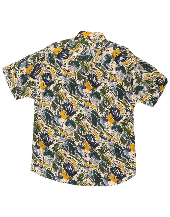 Ανδρικό πουκάμισο Papillon Abstract μοτίβο κοντομάνικο μεσαίο πολύχρωμο