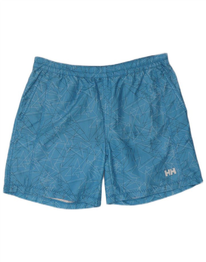 Helly Hansen ανδρικό σορτς κολύμβησης XL μπλε γεωμετρικό πολυεστέρα