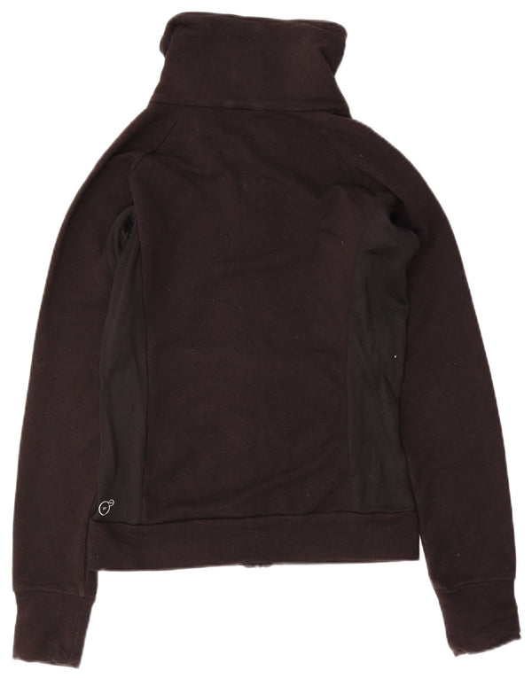 Γυναικεία φόρμα PUMA Top Jacket UK 8 Small Black Cotton