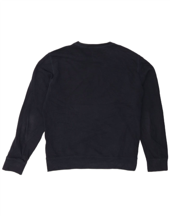 Ανδρική φούτερ Marks & Spencer Jumper Large Navy Blue Cotton
