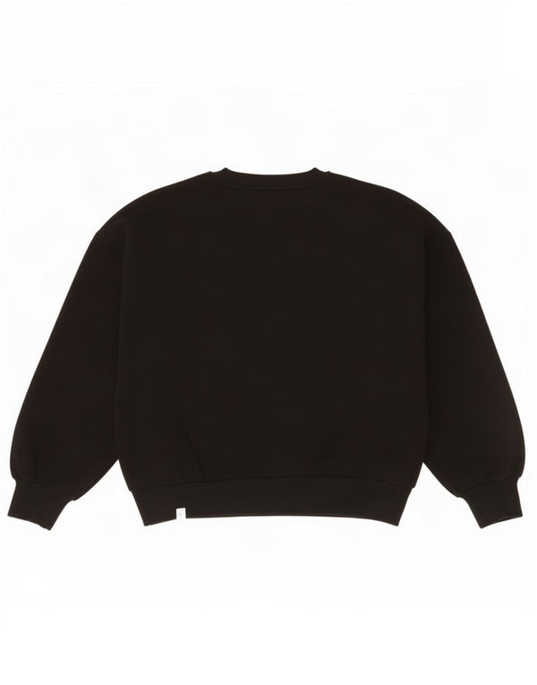 Benetton Girls Wicked Graphic Φούτερ 10-11 ετών XL Μαύρο βαμβακερό