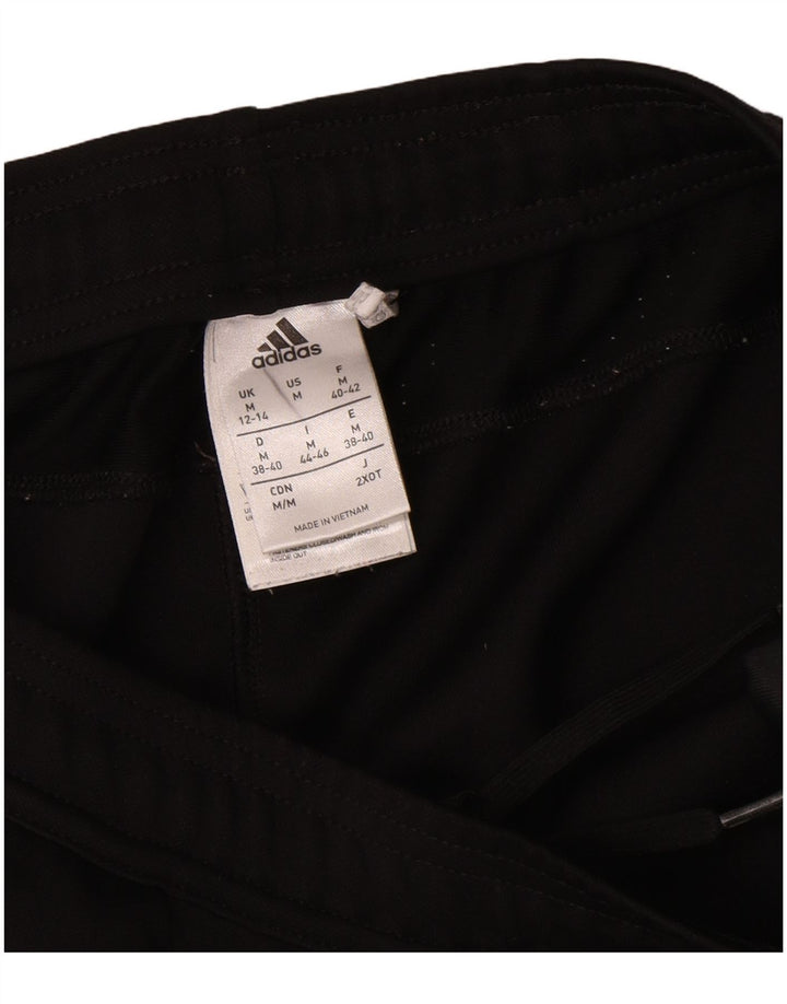 Adidas Γυναικεία φόρμα παντελόνι UK 12/14 Μεσαίο μαύρο πολυεστέρα